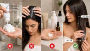 اشتباهات رایج استفاده از محصولات مراقبت از مو