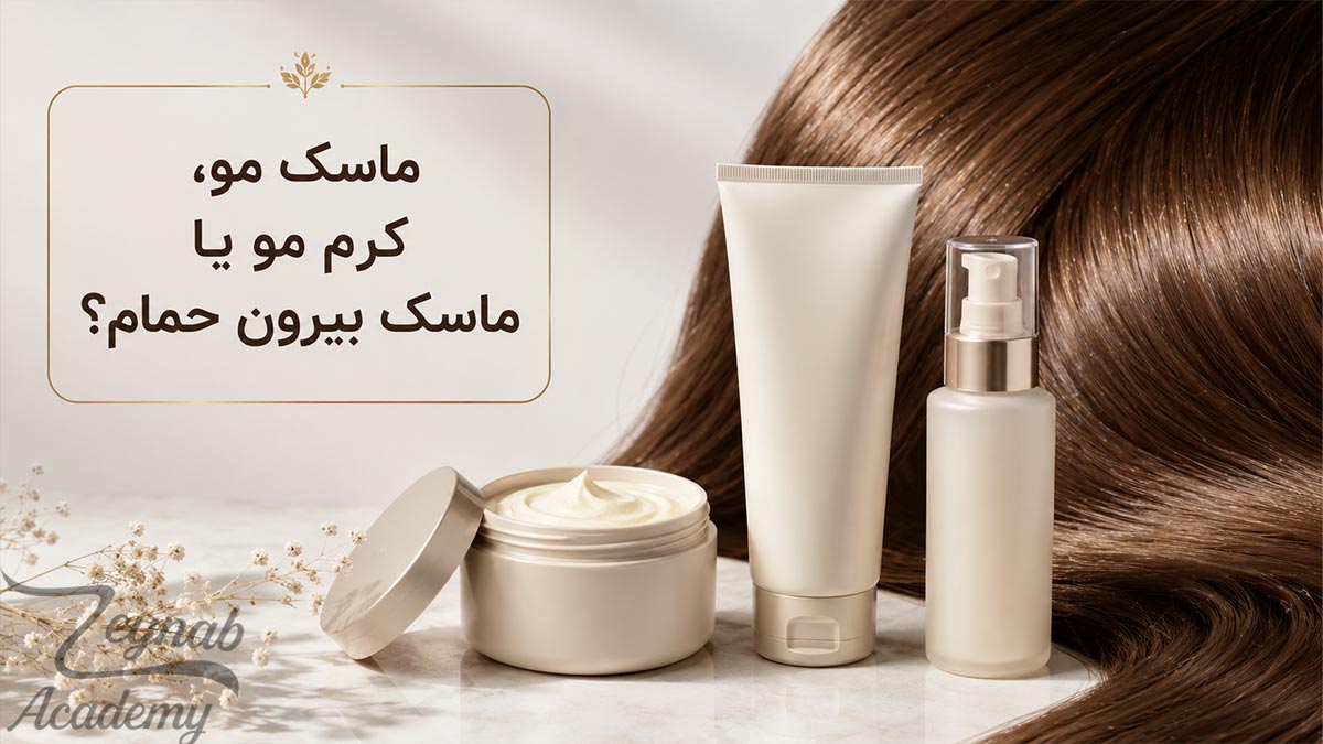 تفاوت ماسک مو داخل حمام، کرم مو و ماسک بیرون حمام