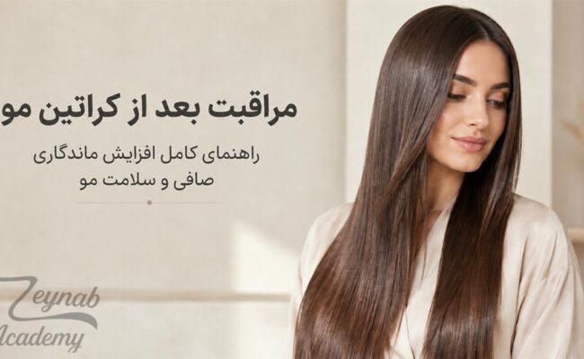 مراقبت بعد از کراتین مو برای حفظ صافی و سلامت ساقه