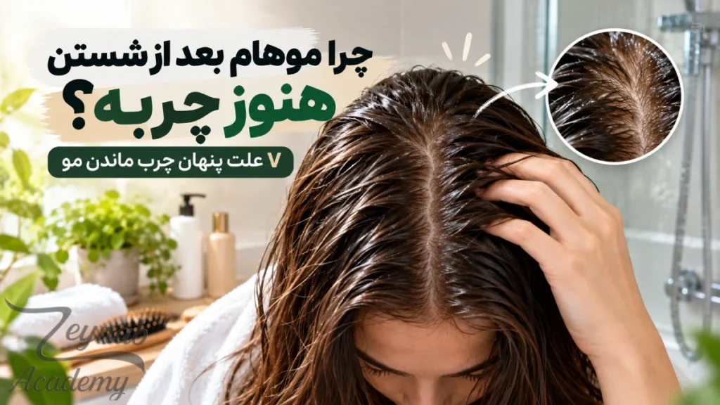 چرا موهام بعد از شستن هنوز چربه؟
