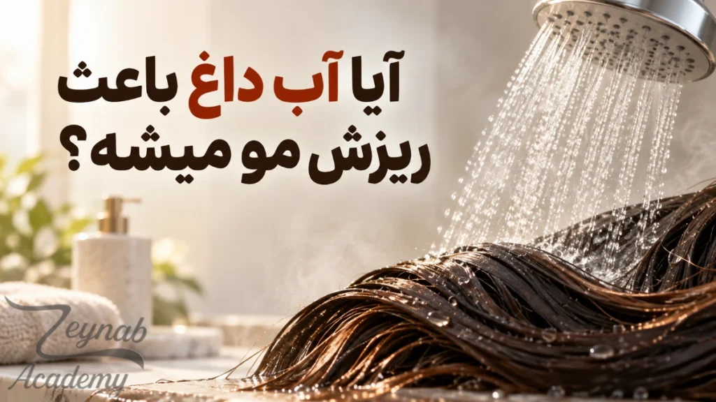 آیا آب داغ باعث ریزش مو میشه